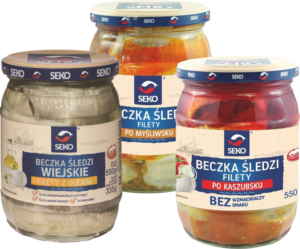 Beczka śledzi 550g (wiejskie, po kaszubsku, po myśliwsku)